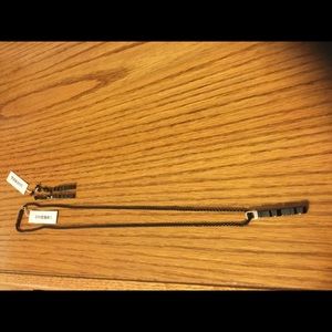 Diesel Black Necklace and Earrings